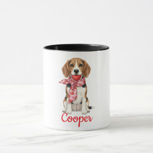 Beagle-Hunde-Kaffeetasse frohen Valentinstag 2026 Tasse