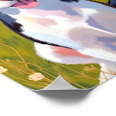Beagle Hunde Kunstmalerei Poster (Ecke)