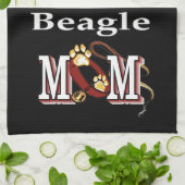Beagle Hunde MAMA Handtuch (Gefaltet)