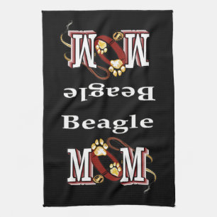 Beagle Hunde MAMA Handtuch