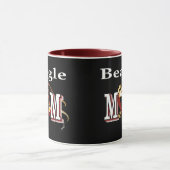 Beagle Hunde MAMA Tasse (Zentrum)