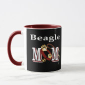 Beagle Hunde MAMA Tasse (Links)