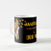 Beagle Hunde Mama Welpenbesitzer Adoption Haustier Kaffeetasse (Vorderseite Links)