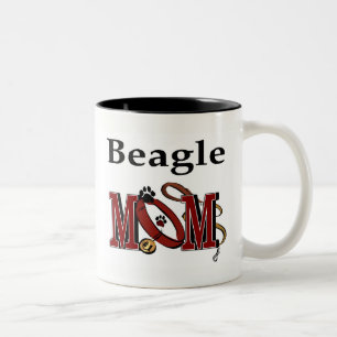 Beagle Hunde MAMA Zweifarbige Tasse