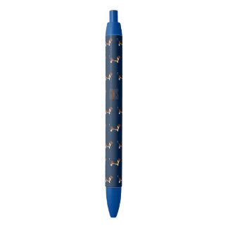 Beagle Hunde Muster Mit Monogramm Pen Kugelschreiber