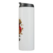 Beagle Hunde Pirate Piratenflagge Flag Thermosbecher (Nach rechts gedreht)