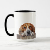 Beagle Hunde Tasse (Links)