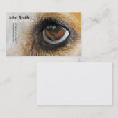 Beagle-Hundeaugen-Entwurfsgeschäftskarte Visitenkarte (Vorne/Hinten)