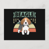 Beagle | Hundebesitzer Beagle Postkarte (Vorderseite)