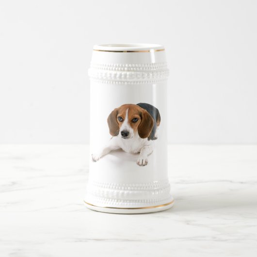 Beagle-Hundebier Stein Bierglas (Mittel)