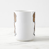 Beagle-HundeCartoon Kaffeetasse (Mittel)