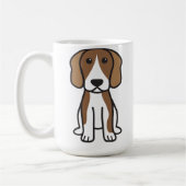 Beagle-HundeCartoon Kaffeetasse (Links)