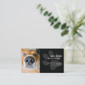 Beagle-Hundeentwurfs-Geschäftskarte Visitenkarte (Stehend Vorderseite)