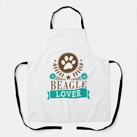 Beagle-Hundefreund Schürze (Vorderseite)