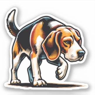 Beagle-Hundekleber Aufkleber