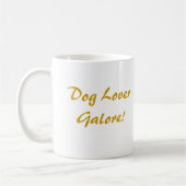 Beagle, Hundeliebhaber reichlich! Kaffeetasse (Links)