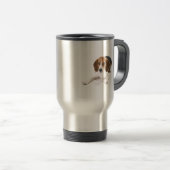 Beagle-Hunderostfreie Reise-Tasse Reisebecher (VorderseiteRechts)