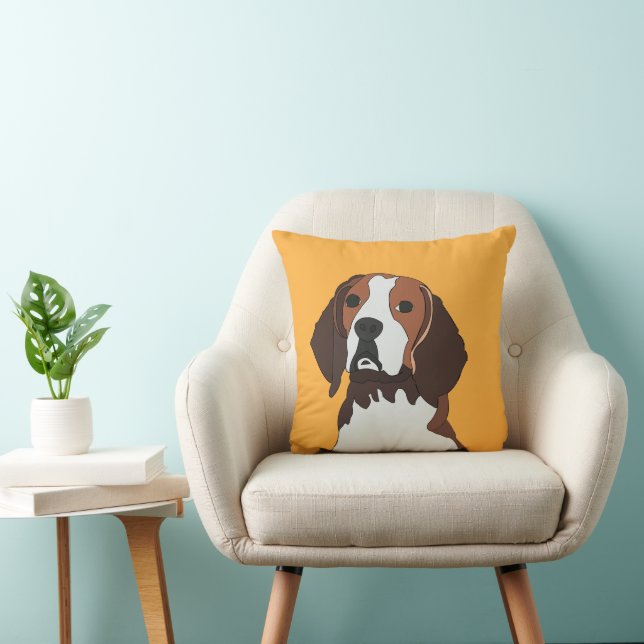 Beagle-Hundliebhaber Beagle Kissen (Stuhl )