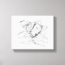 Beagle-Hundliebhaber-Illustration