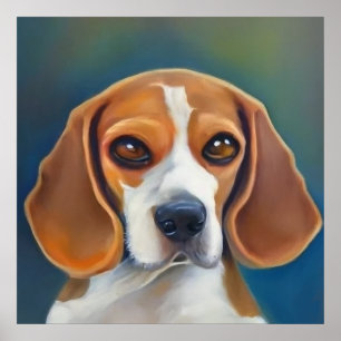 Beagle - Hundportrait Poster
