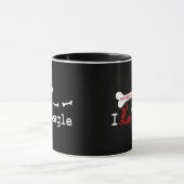 Beagle (I Liebe) Tasse (Zentrum)