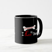 Beagle (I Liebe) Tasse (VorderseiteRechts)