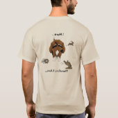 Beagle - Ich suche... T-Shirt (Rückseite)