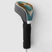 Beagle im Arztkittel Golf Headcover (angewinkelt)