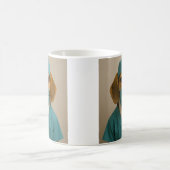 Beagle im Arztkittel Kaffeetasse (Mittel)
