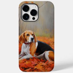 Beagle im Herbst Leaves Fall Inspiriert Case-Mate iPhone 14 Pro Max Hülle