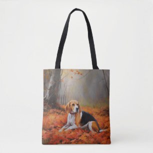Beagle im Herbst Leaves Fall Inspiriert Tasche