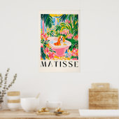 Beagle in Bathtub Art Print Matisse Style Dog Poster (Küche)