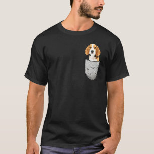 Beagle in der Brust für Hundebesitzer T-Shirt