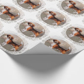 Beagle in einem Land Geschenkpapier (Ecke)