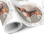 Beagle in einem Land Geschenkpapier (Rolleneckpunkt)