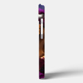 Beagle in einem rosa Hut Case-Mate iPhone Hülle (Rückseite / Links)