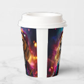 Beagle in einem rosa Hut Pappbecher (Rechts)