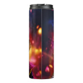 Beagle in einem rosa Hut Thermosbecher (Rückseite)