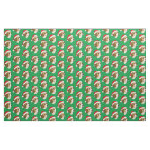 Beagle in einem Weihnachtshut Stoff (Yard (91,4 cm))
