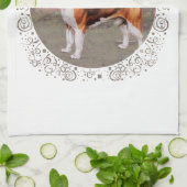 Beagle in Ländereinstellungen Handtuch (Gefaltet)