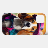 Beagle in lebendiger Kostüm Case-Mate iPhone Hülle (Rückseite (Horizontal))