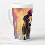 Beagle in lebendiger Kostüm Milchtasse (Linke Ecke)