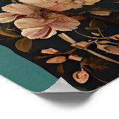 Beagle In Suit Poster, Beagle Portrait, Beagle Oil Poster (Ecke)