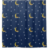 Beagle in the Moon Duschvorhang (Vorderseite)