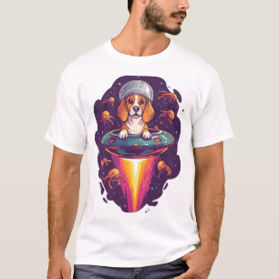 Beagle � Intergalaktisches Hunde-Treffen T-Shirt
