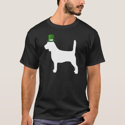 Beagle Irish St Patrick Day T-Shirt (Vorderseite)