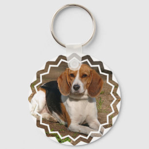 Beagle-Jagdhund-Schlüsselanhänger Schlüsselanhänger