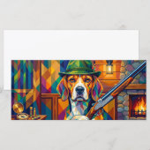 Beagle Jäger Pop Art – Moderner Jagdhund (Vorne/Hinten)