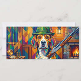 Beagle Jäger Pop Art – Moderner Jagdhund