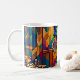 Beagle Jäger Pop Art – Moderner Jagdhund Kaffeetasse